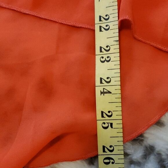 A'gaci Women's Orange Sleeveless top - Picture 9 of 9